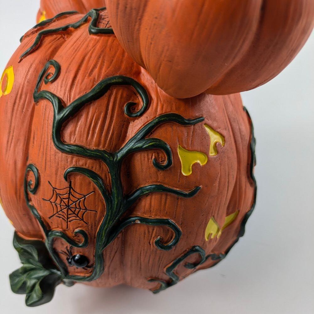 Mickey Mouse Halloween Pumpkin Lighted 2014 Disney Parks Excl Haunted Mansion - Picture 7 of 16